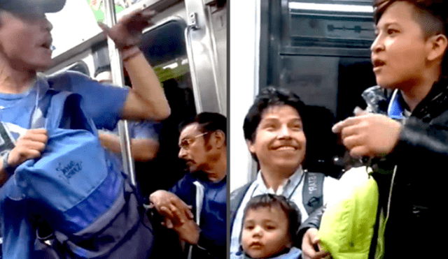 Facebook Viral: Estaba rapeando en pleno tren, pero pasajera lo reta y le gana [VIDEO]