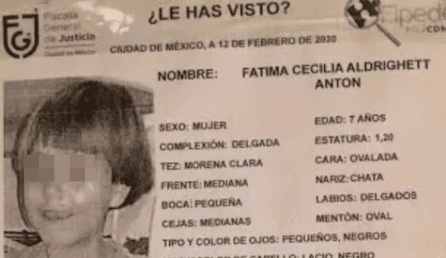 El caso de Fátima ocurre solo unos días después del feminicidio de Ingrid Escamilla. (Foto: Twitter)