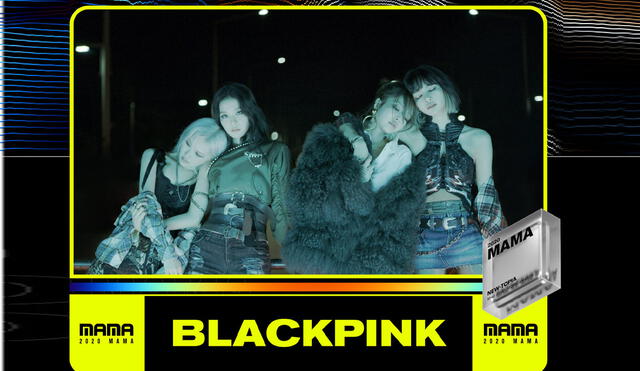 BLACKPINK nominado en los 2020 MAMA. Foto: Mnet