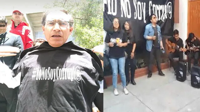 Vizcarra apoya campaña de universitarios en contra de la corrupción [VIDEO]