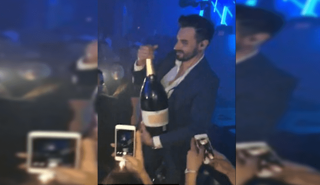 Vía Facebook: Quería tomar champagne de $43 mil y ocurrió algo impensable [VIDEO]