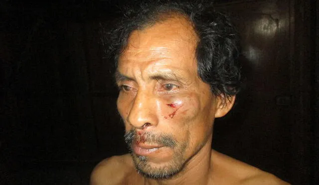 Manuel Inuma, apu de la comunidad nativa Santa Rosillo de Yanayaku, de San Martín, ha sido golpeado y secuestrado por madereros ilegales por defender su bosque. Foto: CAAAP.