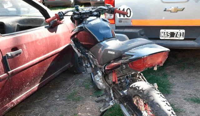 La moto lineal con la que la mujer fue asesinada.