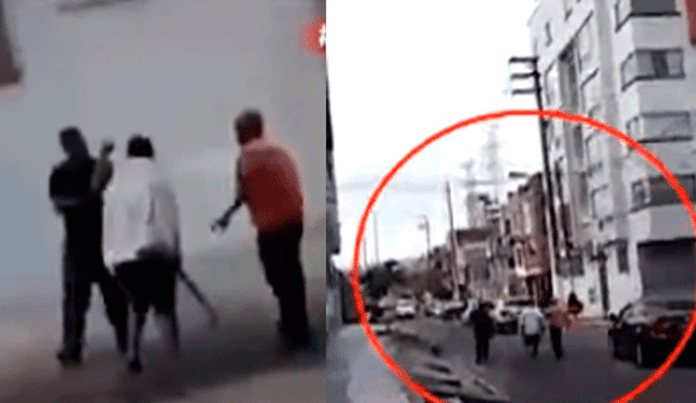 Los Olivos: acuchillan a hombre que se resistió a robo de su celular [VIDEO]