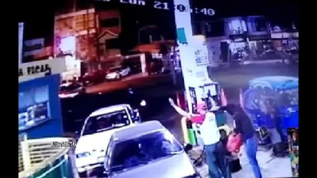 Los Olivos: Policía hiere a dos delincuentes que asaltaron grifo [VIDEO]