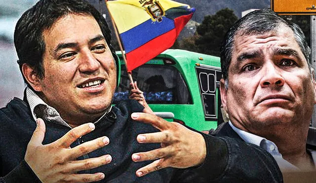 Andrés Arauz, exministro durante la gestión de Rafael Correa, sostiene que todas las encuestas le otorgan una victoria en los comicios presidenciales. Imagen: composición LR