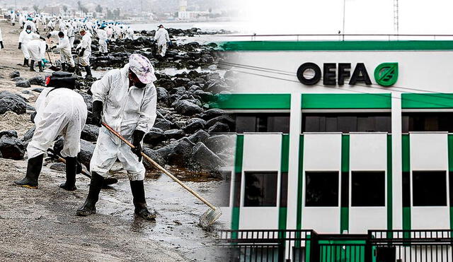 El derrame de petróleo en el mar de Ventanilla se suscitó el 15 de enero del 2022, a causa de la Refinería La Pampilla de Repsol. Foto: LR/OEFA