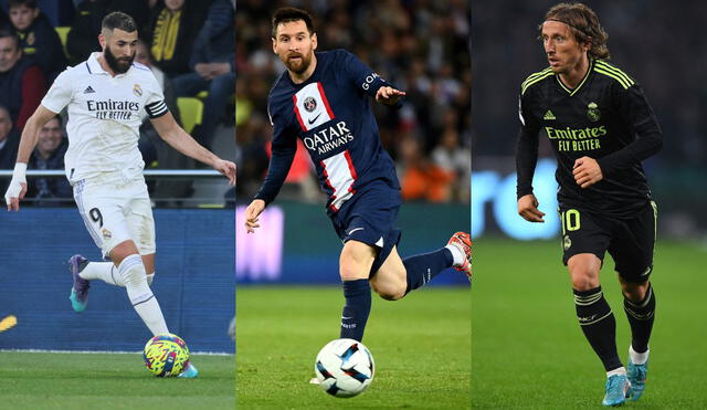 Benzema, Messi y Modric son los últimos 3 ganadores del Balón de Oro: Foto: Composición LR/AFP