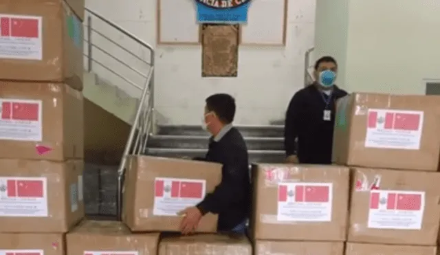 Coronavirus: China dona 50 000 mascarillas a provincia de La Libertad