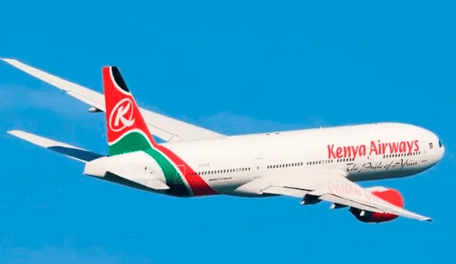 El hombre abría abordado un vuelo de Kenya Airways. Foto: Difusión