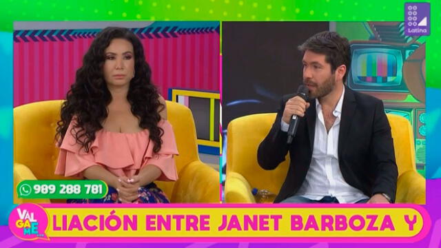 Janet Barboza y Miguel Bayona en Válgame