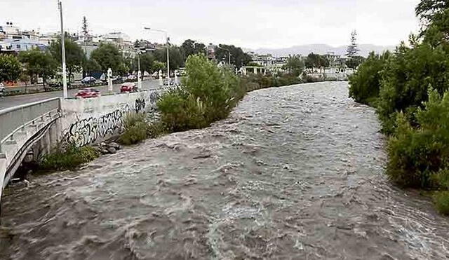 Autodema invoca a tener cuidado por aumento de caudal de río Chili en Arequipa 