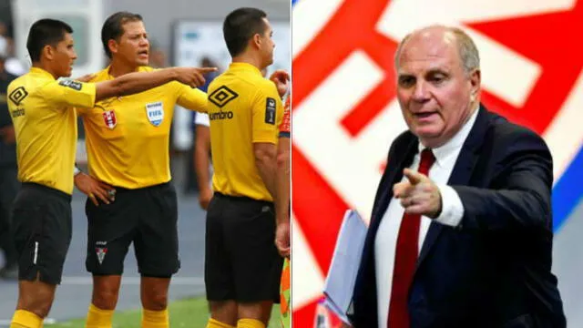 La polémica frase del presidente del Bayern sobre los árbitros peruanos