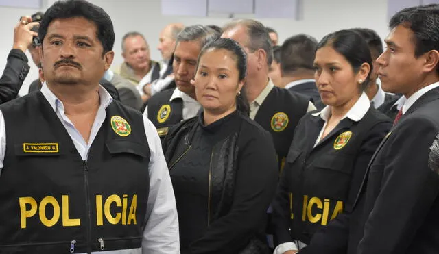 Restricción. Keiko Fujimori cumple prisión preventiva desde el 30 de octubre del 2018 en investigación por lavado de activos.