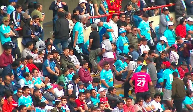 Los hinchas se retiraron del estadio a poco de que terminara el Cristal-Melgar. Foto: ESPN