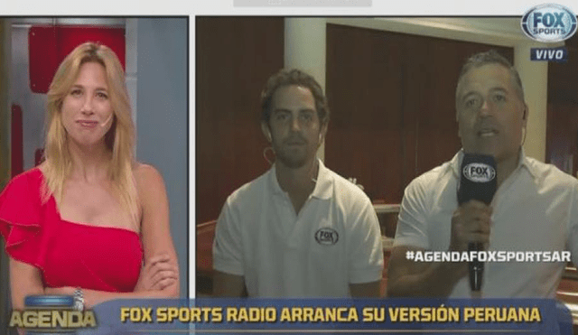Así fue la presentación de Mathías Brivio en Fox Sports Perú [VIDEO]