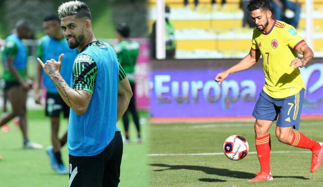 El 'Rifle' jugó las eliminatorias con Colombia en el 2021. Terminó contrato con Atlético Nacional. Foto: captura/composición/Instagram PipeAndrade10