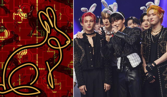 K-pop: 5 de los 8 integrantes de ATEEZ son del signo conejo. Foto: composición LR/difusión/MBC