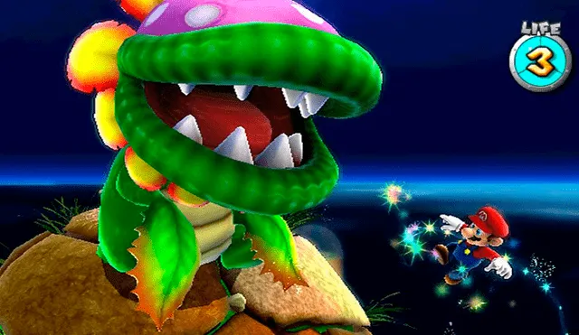 Mario deberá rescatar a la princesa Peach de las garras de Bowser, quien la llevó al espacio. Foto: Super Mario Galaxy.