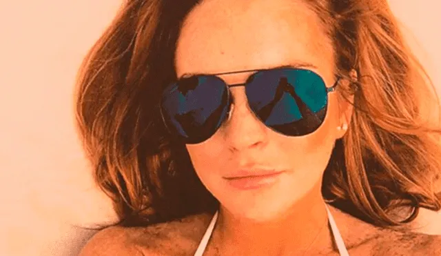 Lindsay Lohan comparte foto de desnudo artístico que hizo para Playboy 