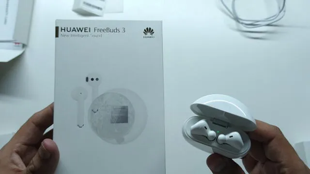 FreeBuds 3 de Huawei: el unboxing de los audífonos bluetooth con cancelación de ruido ‘inteligente’