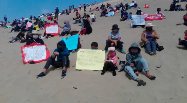 Pobladores de Cerro Bolongo es un lugar de extrema pobreza en Trujillo