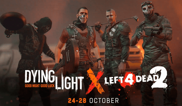 Dying Light y Left 4 Dead 2 se unen en increíble evento crossover desde el 24 hasta el 28 de octubre.