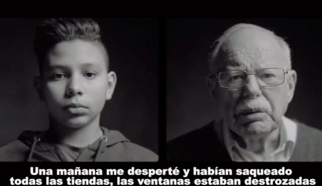 YouTube: la conmovedora historia de dos refugiados de distintas generaciones | VIDEO