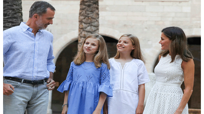 España: emotivo mensaje de la princesa Leonor y la infanta Sofía.