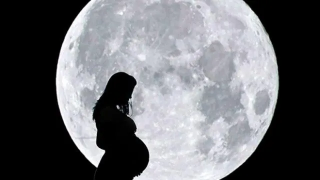 Eclipse lunar en embarazadas. Foto: difusión.