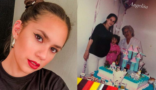 Gianella Marquina, hija mayor de Melissa Klug, publicó una foto de la celebración de uno de sus cumpleaños cuando era niña. Foto: @gianemarquina Instagram