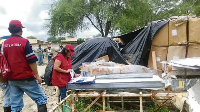 Lluvias en el Perú: hallan en Piura bienes de ayuda humanitaria en pésimas condiciones