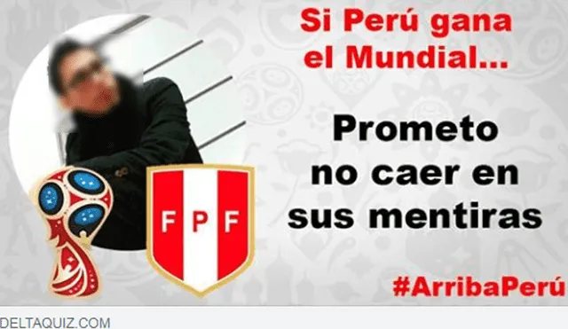 Facebook: Peruanos hacen curiosas promesas si ganan el mundial [FOTOS]