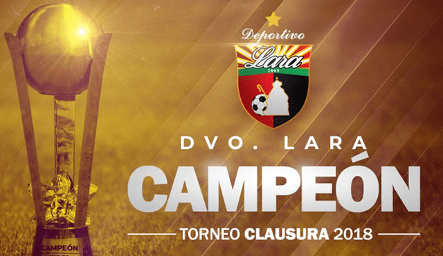 Deportivo Lara venció 1-0 a La Guaira y es campeón del Clausura 2018 del fútbol venezolano