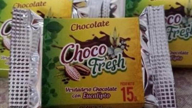 ChocoFresh: chocolate con base de eucalipto.