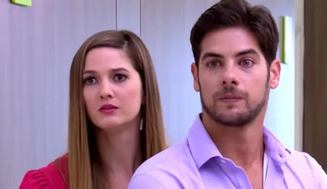 Andrés Wiese y Carolina Cano también fueron pareja en la ficción de la popular serie peruana. (Foto: Captura América)