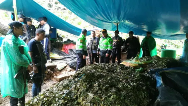 Durante varios días la policía montó el operativo en la selva de Puno