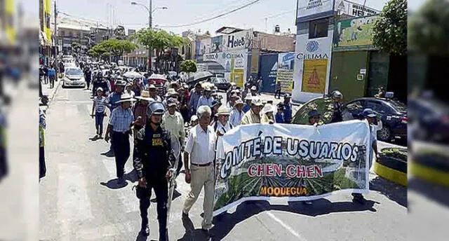 Moquegua: Pobladores protestan hoy por demora en reconstrucción de la infraestructura agraria