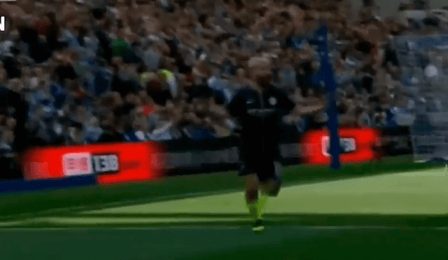 Manchester City vs Brighton: soberbio gol de Kun Agüero para poner el 1-1 [VIDEO]