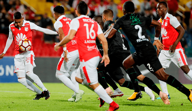 Santa Fe y Deportivo Cali igualaron 1-1 por cuartos de la Copa Sudamericana [GOLES]