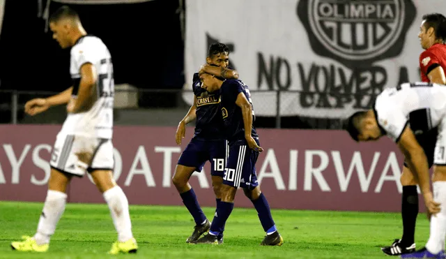 Con gol del 'Chorri' Palacios, Sporting Cristal derrotó a Olimpia en Paraguay [RESUMEN]