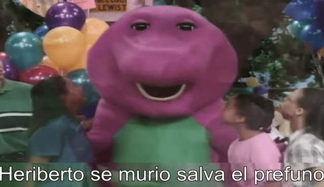 YouTube: canción de Barney oculta raro mensaje si la oyes al revés [VIDEO]