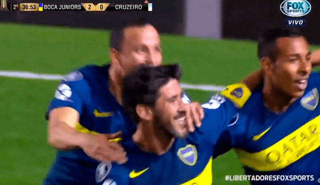 Boca Juniors vs Cruzeiro: Pablo Pérez liquidó el partido con un letal zapatazo [VIDEO]