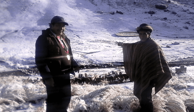 Ayacucho: intensa nevada azota Chuschi