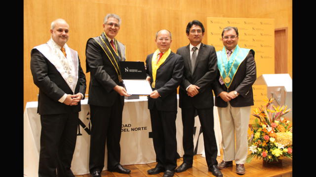 Da-Wen Sun recibió honoris causa en Universidad Privada del Norte