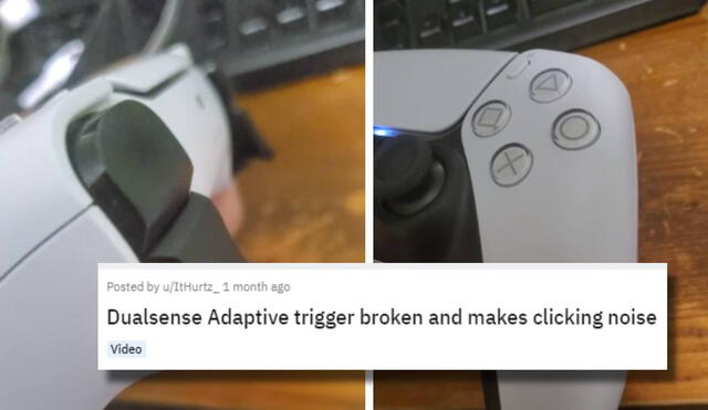 A poco más de un mes desde su lanzamiento, los controles de la PS5 ya comienzan a fallar para algunos usuarios en uno de sus puntos más llamativos: los gatillos con resistencia adaptable. Foto: Reddit, composición