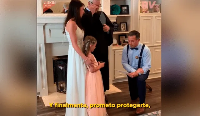 Facebook viral: padrastro le hace emotiva promesa a la hija de su futura esposa