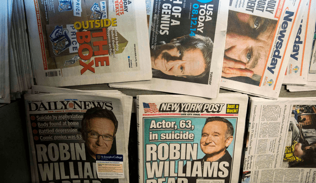 Robin Williams murió el 11 de agosto de 2014. (Foto: Lucas Jackson)