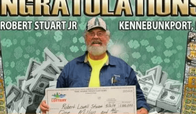 Hombre se vuelve millonario tras ganar la lotería dos veces en menos de seis meses
