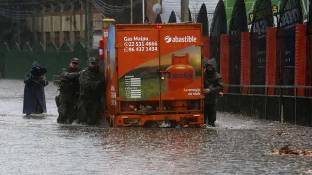 lluvias en chile Foto: Telesur